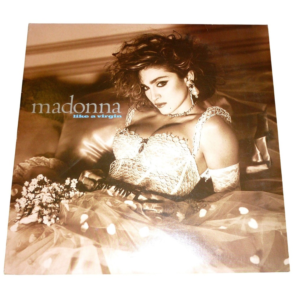 Madonna Like a Virgin Vintage Vinyl LP Original 1984 US Pressing Sire 1-25157 EX